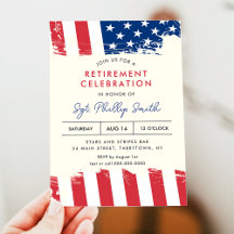 USA:s militära Flagga Pension Party