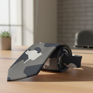 USA:s militära kamouflage Grått Camo Seamless Möns Slips