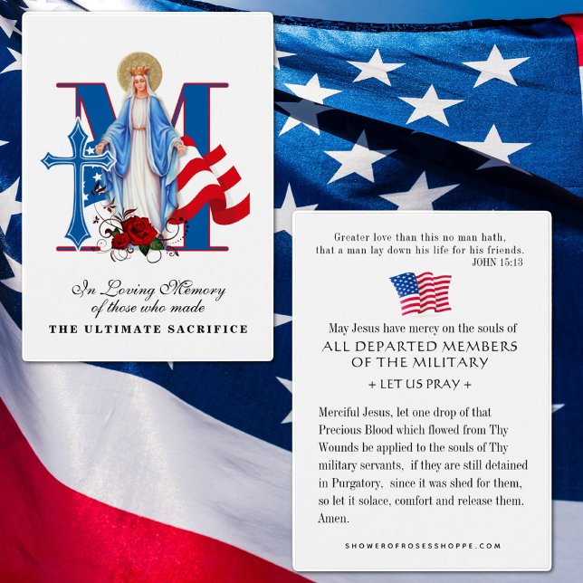 USA:s militära minnesminnesminnesminnesnämnd Relig Visitkort (Skapare uppladdad)