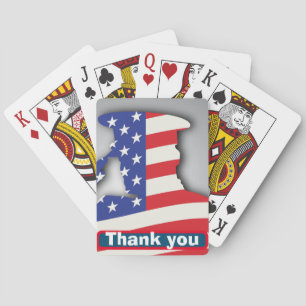 USA:s militära tack till veteraner, veterandagen Casinokort