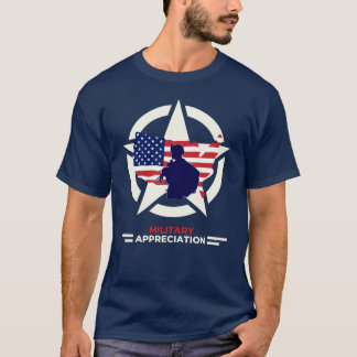 USA:s militära uppskattning T Shirt