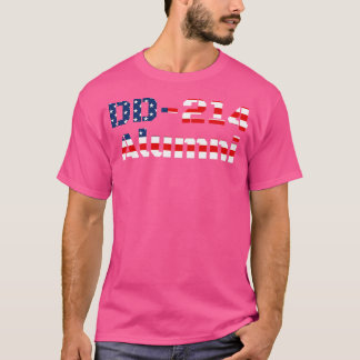 USA:s militära Vet Us American Flagga Dd214 T Shirt