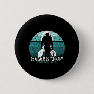 USA:s militära veteraner Suicide Awareness Ptsd Aw Knapp