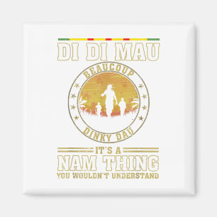 USA:s militära Vietnam Krig Vets Gift Di Mau Dinky Magnet