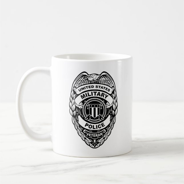 USA:s militärpolisveterinär Badge Kaffemugg (Vänster)