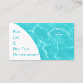 USA:s minimalistiska Abstrakt Vatten Ripples Visitkort