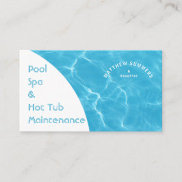 USA:s minimalistiska Abstrakt Vatten Ripples Visitkort