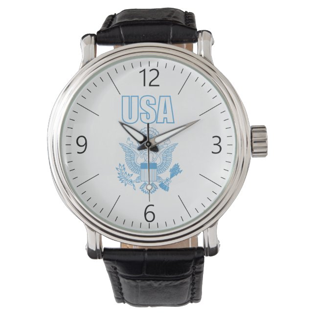 USA:s nationella emblem Armbandsur (Framsida)