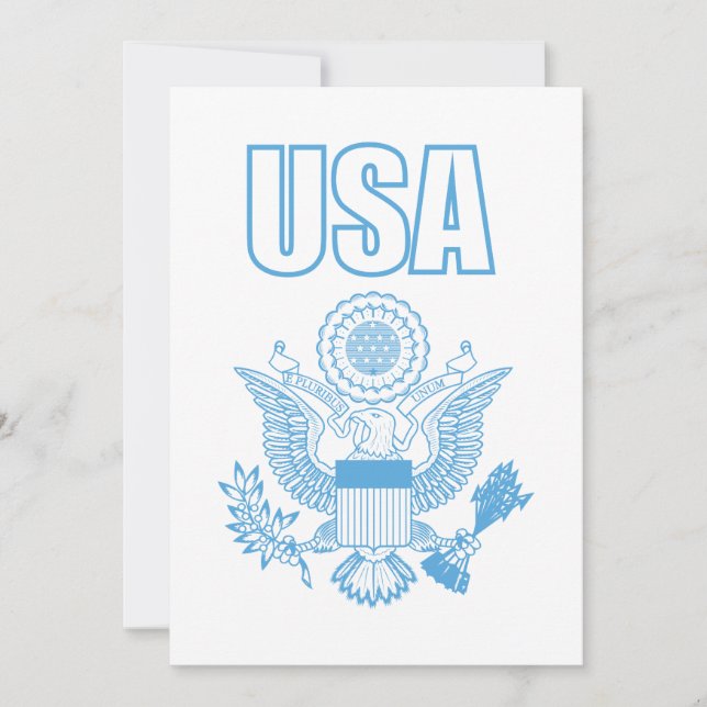 USA:s nationella emblem Inbjudningar (Framsida)
