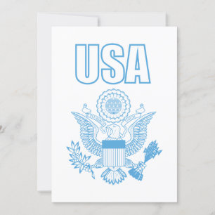USA:s nationella emblem Inbjudningar