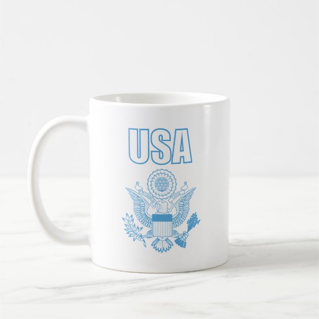 USA:s nationella emblem Kaffemugg (Vänster)
