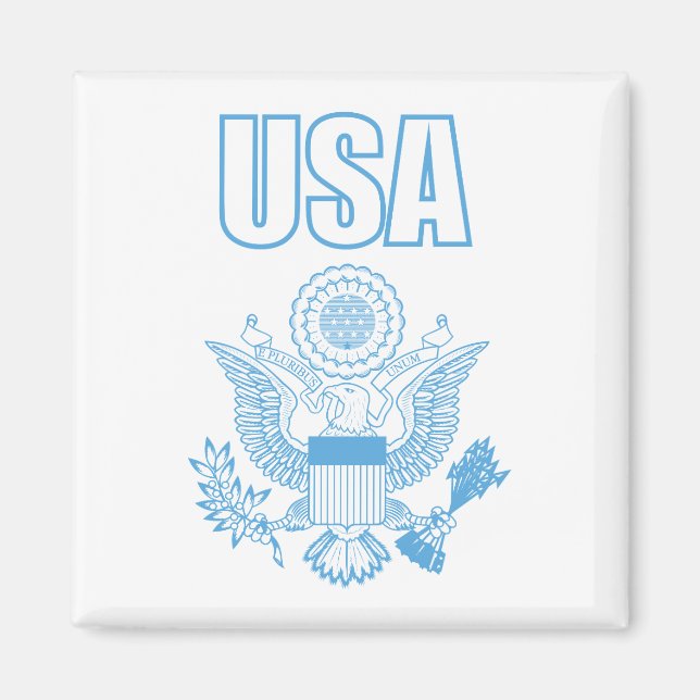 USA:s nationella emblem Magnet (Framsidan)