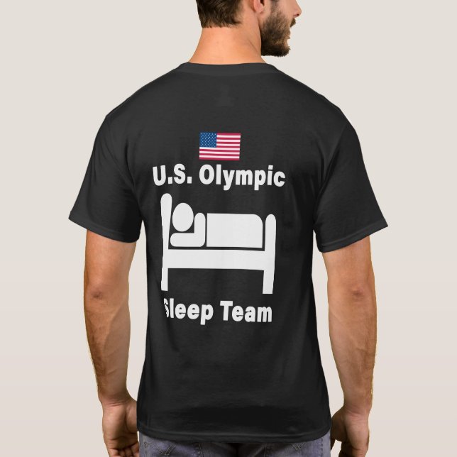 USA:s olympiska vilolag T-Shirt (Baksida)