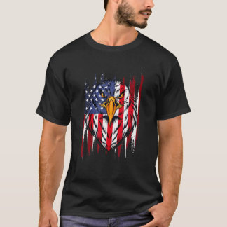 USA:s patriot USA flagga T Shirt