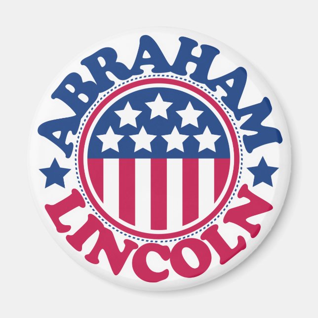 USA:s president Abraham Lincoln Magnet (Framsidan)