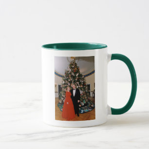 USA:s president Bill Clintons julkort Mugg