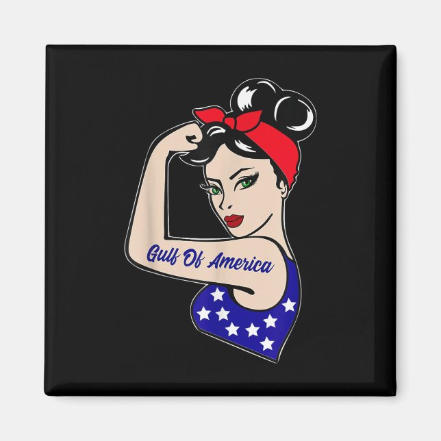 USA:s president bukt Trump 2025 Magnet (Framsidan)