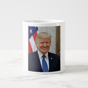 USA:s president Donald Trumps Vita huset Jumbo Mugg