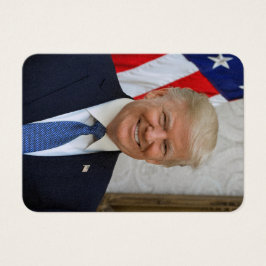 USA:s president Donald Trumps Vita huset Visitkort