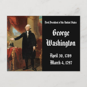 USA:s president George Washingt Vykort