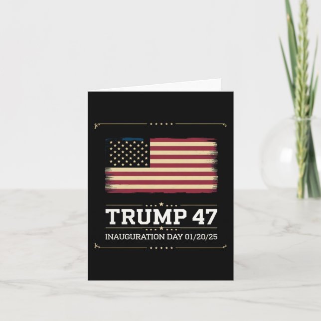USA:s president Trump 47:e president Kort (Framsida)