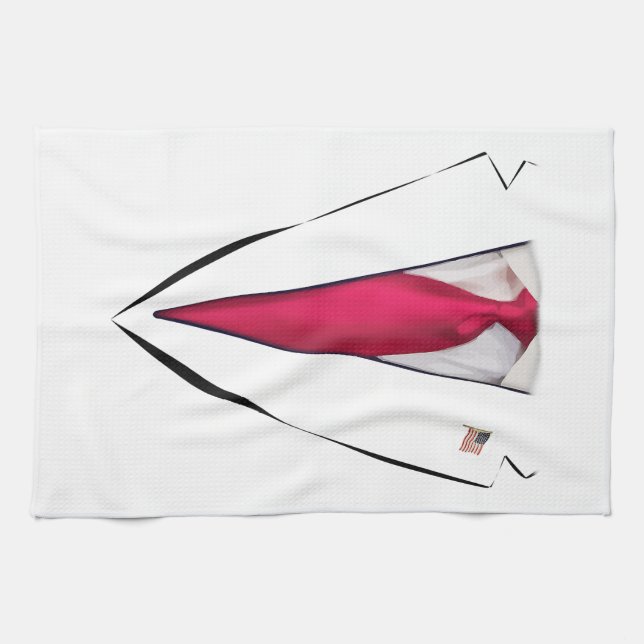 USA:s president Trump Kostym Kökshandduk (Horisontell)