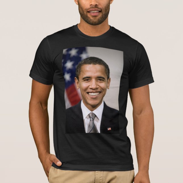 USA:s president Valect Barack Obama T Shirt (Framsida)