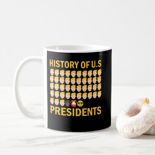 USA:s presidenter 46:e Coolans historia Kaffemugg (Med munk)