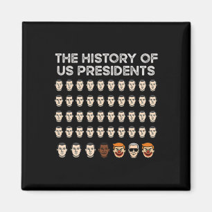 USA:s presidenters historia, rolig anti Trump val Magnet
