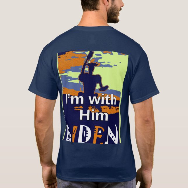 USA:s senaste president Kampanj-omröstning för Joe T Shirt (Baksida)