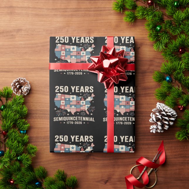USA:s självständighet 250-årsjubileum Presentpapper (Julgåva)