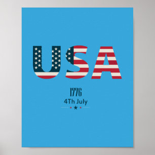 USA:s självständighet, 4 juli 1776 Poster