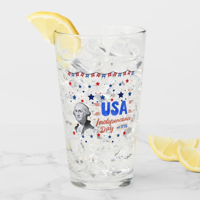 USA:s självständighetsdag Glaskopp (Framsida Ice)