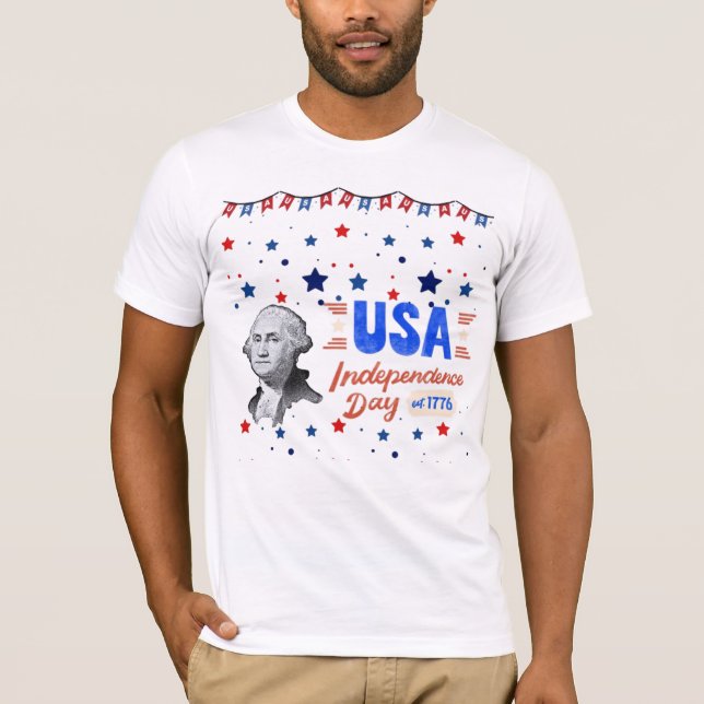 USA:s självständighetsdag T Shirt (Framsida)