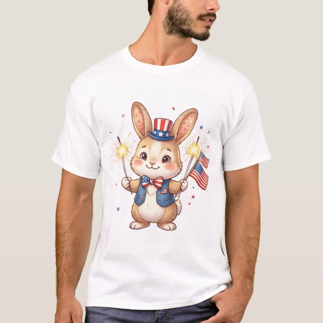 USA:s självständighetsdag T Shirt (Framsida)