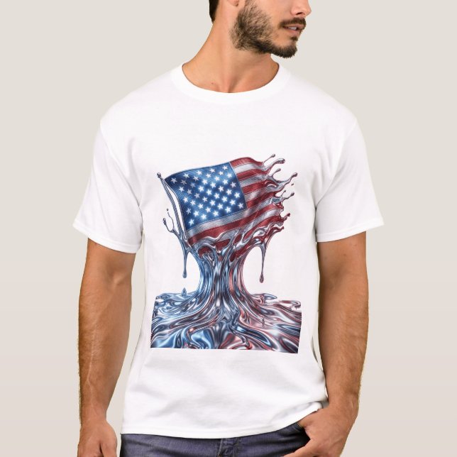USA:s självständighetsdag T Shirt (Framsida)