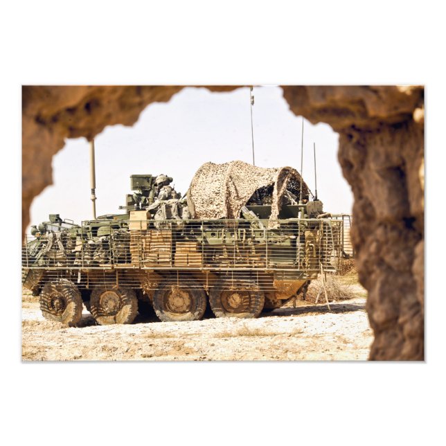 USA:s soldater bedriver stridspatruller i Afghanis Fototryck (Framsidan)