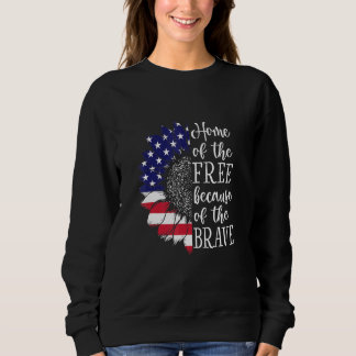 USA:s solroshem, fria och Modiga T Shirt