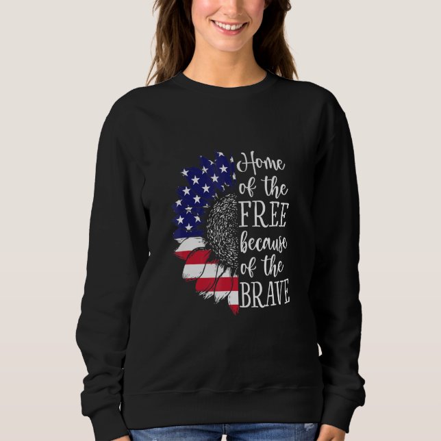 USA:s solroshem, fria och Modiga T Shirt (Framsida)