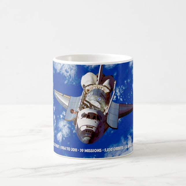 USA:S SPACE SHUTTLE-UPPTÄCKNING KAFFEMUGG (Center)