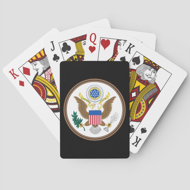 USA:s stora sigill Casinokort (Baksidan)