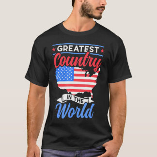 USA:s Underbarare amerikanska ammer Land i världen T Shirt