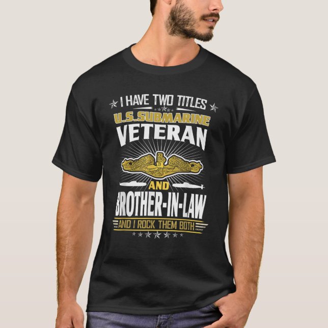 USA:s undervattensveteran och svågerpolitik T Shirt (Framsida)