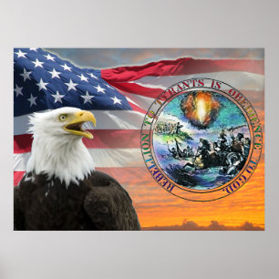USA:s uppror mot Tyrants Poster