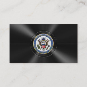 USA:s utrikesdepartement Emblem [3D] Visitkort