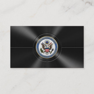 USA:s utrikesdepartement Emblem [3D] Visitkort