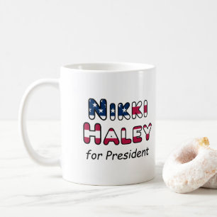 USA:s val 2024 Nikki Haley till president Kaffemugg