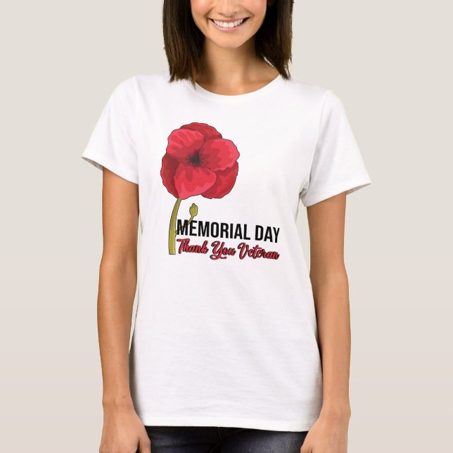 USA:s vallmominnesdag Veterans Day, Pride T Shirt (Framsida)