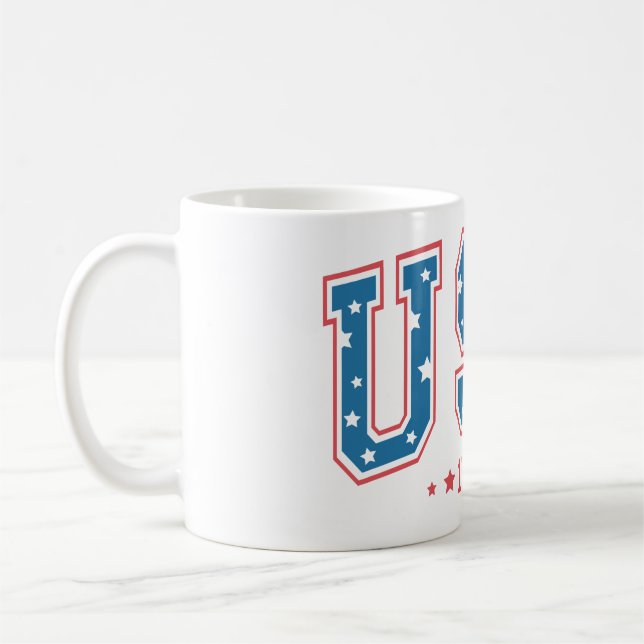 USA Sedan 1776 Patriotic Coffee Kopp (Vänster)