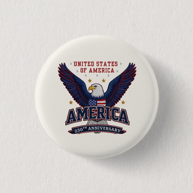 USA  Semikvartssekularfirande Knapp (Framsida)